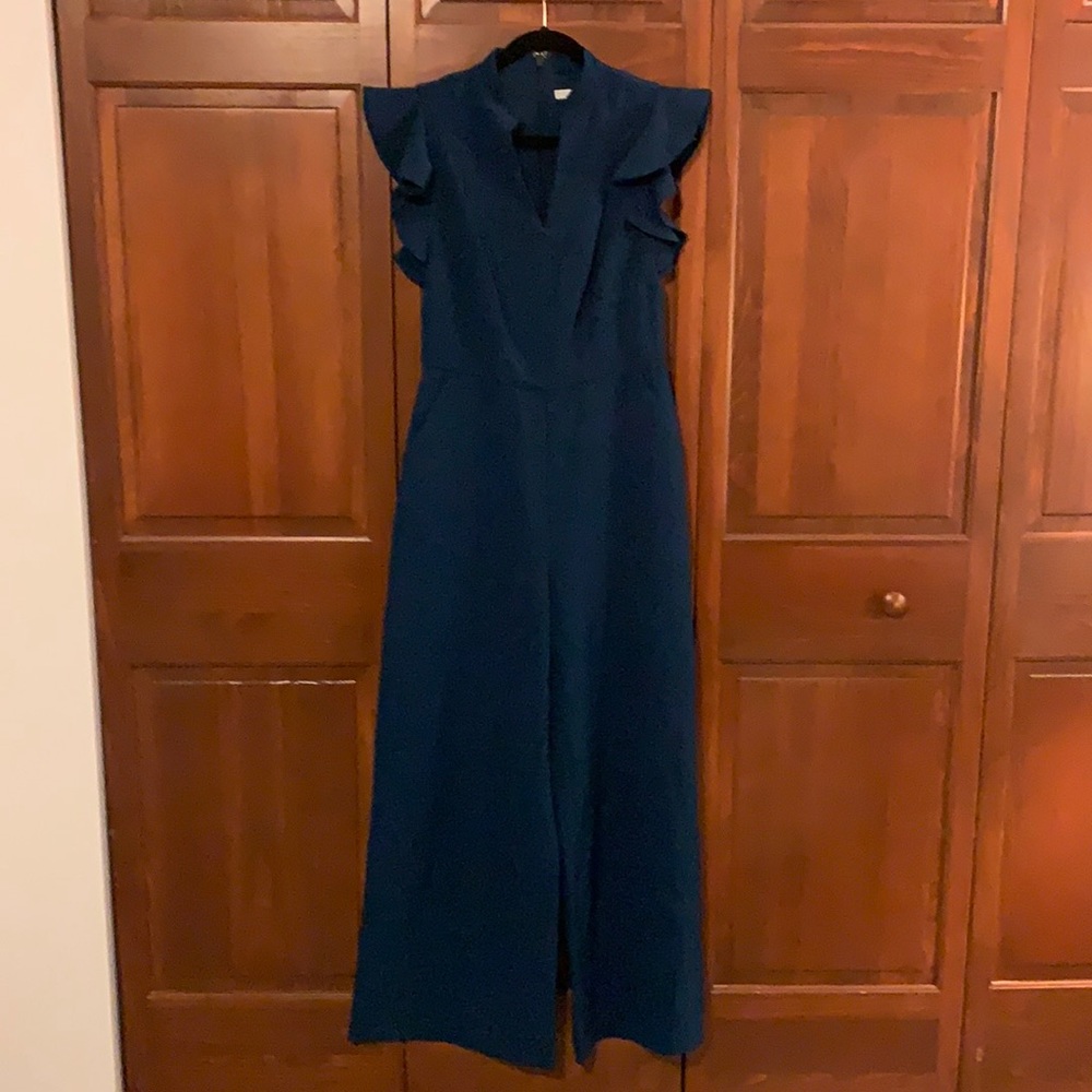 Wide leg romper
